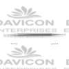 Curette Excavator double-ended stainless steel surgical instrument for dermatology and podiatry procedures by Davicon Surgical.