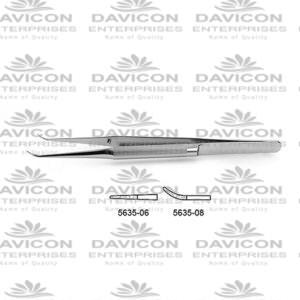 Suture Tying Forceps Tips Impregnated W/ Fine Tungsten Carbide Dust