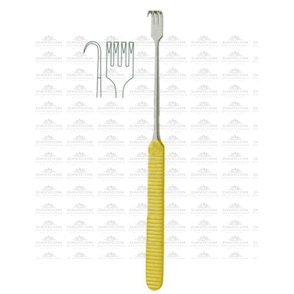 06 Knapp Retractor, Single Prong, two prong, three prong, four prong