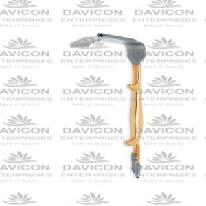 Tebbets Fiber Optic Retractor Length: 150mm Width: 36mm