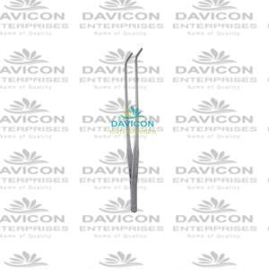 Aquarium Aquascaping Tool Long Curved Tweezers For Aquarium Stainless Steel Aquascaping Tool by Davicon Surgical