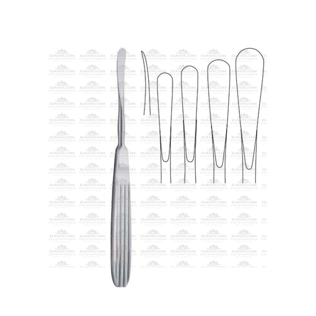 10 Obwegeser Periosteal Elevator 17.5cm 8mm