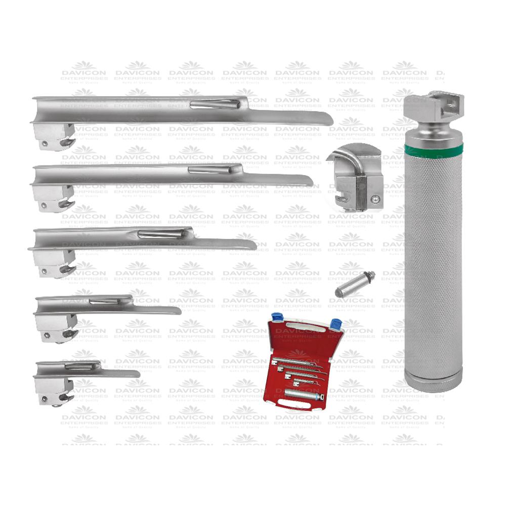 Miller laryngoscope Fix Tube Set Fiber Optic With Battery Handle Miller laryngoscope Fix Tube Set Fiber Optic With Battery Handle