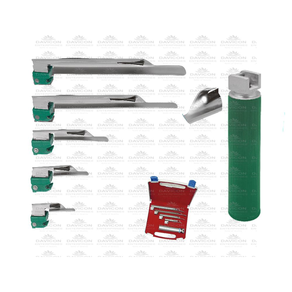 Miller laryngoscope Set Fiber Optic Single Use Miller laryngoscope Set Fiber Optic Single Use