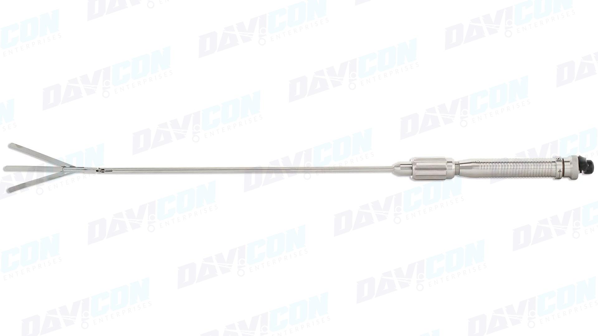 Thoracoscopic Fan Retractor - Straight 5mm Articulating Shaft, 13'' (33cm) Working Length, Stainless Steel, 19.5'' (49.5cm)