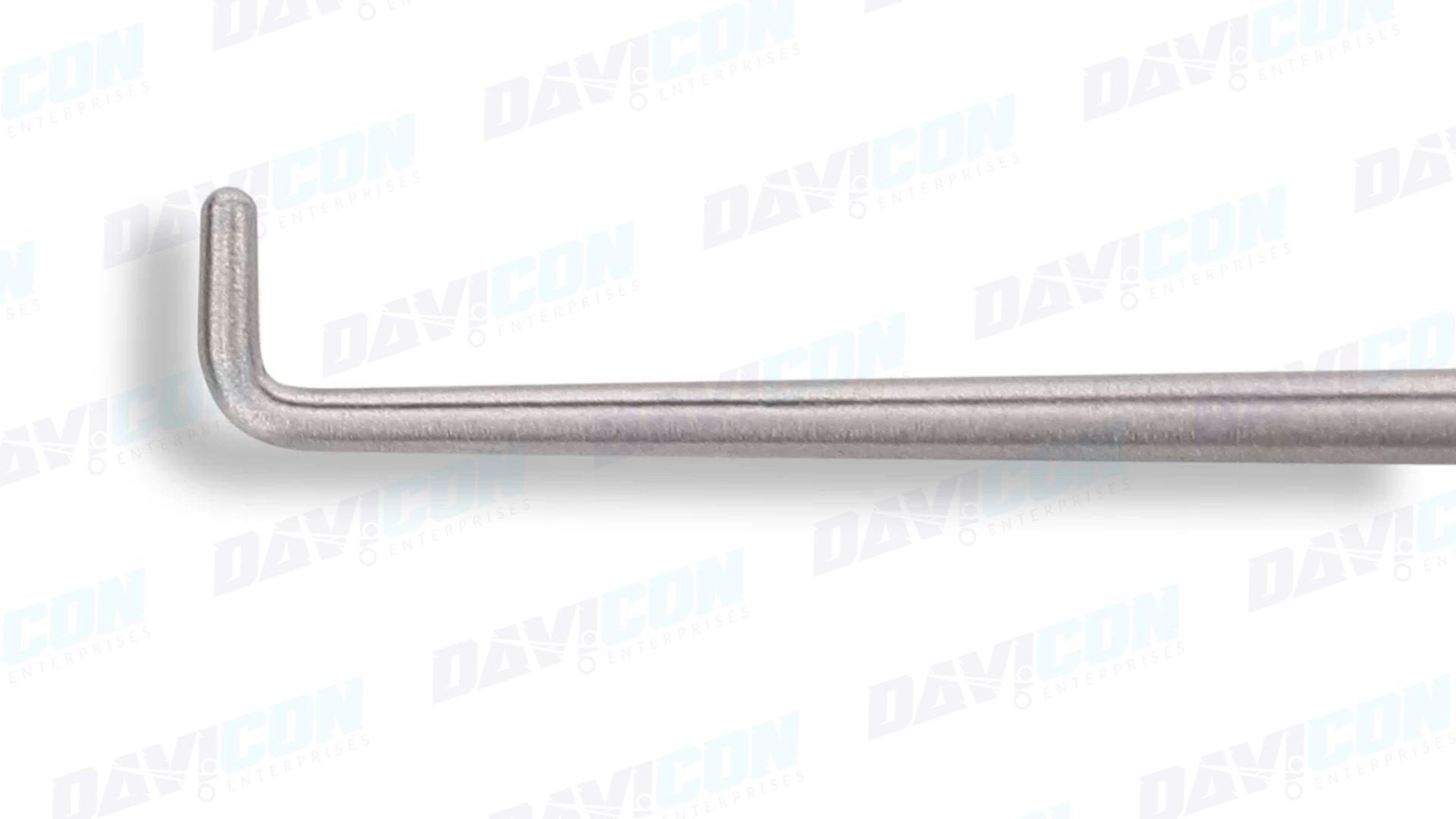 Nerve & Vessel Hook - Round Handle, Stainless Steel, 13.75'' (35cm)