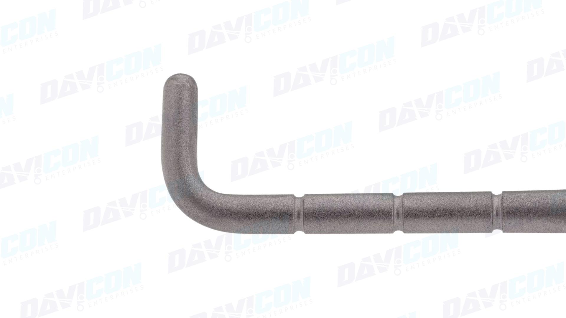 Nerve & Vessel Hook - Round Knurling Handle, Stainless Steel, 17'' (43.2cm)