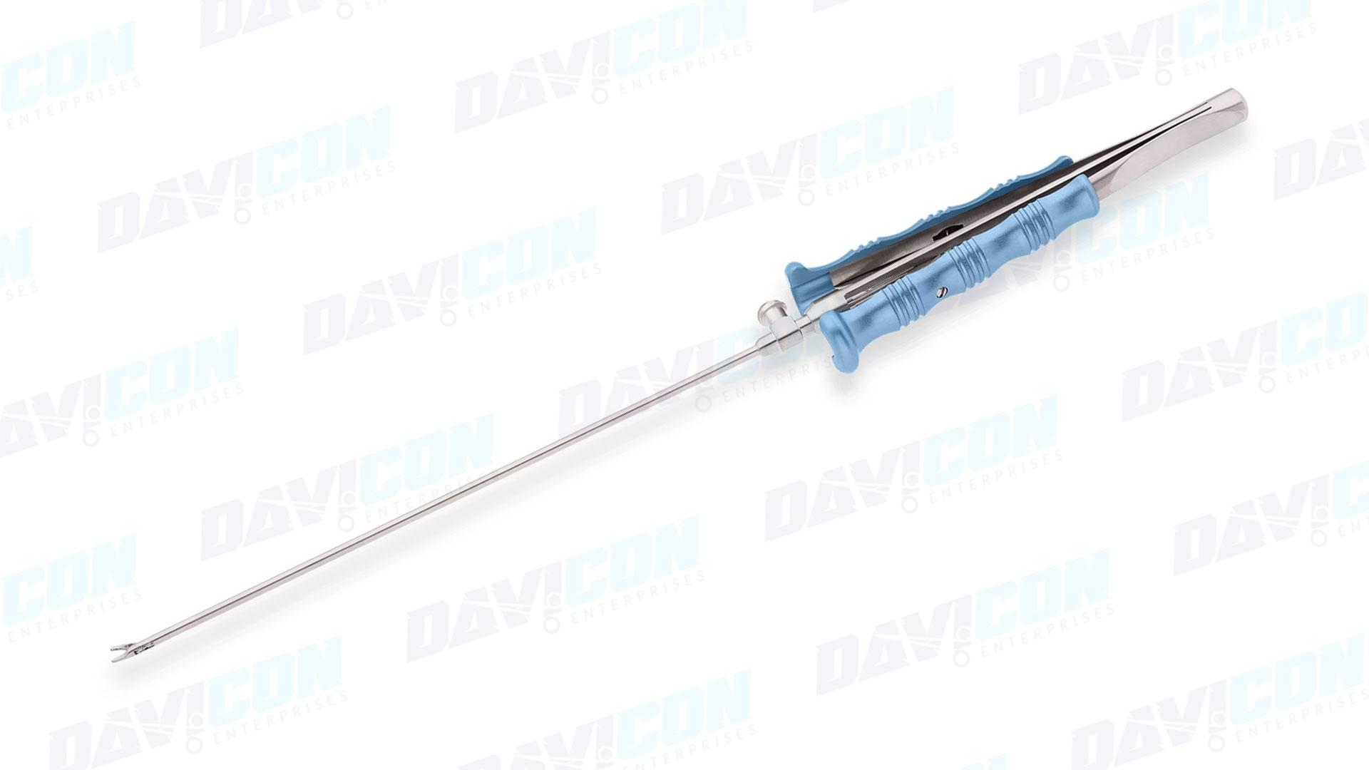 MIS CABG Needle Holder - Straight TC Coated jaws, wLock, 3mm Shaft, 6.75'' (17cm) Working Length, Round Squeeze Handle, Stainless Steel, 11.75'' (30cm)