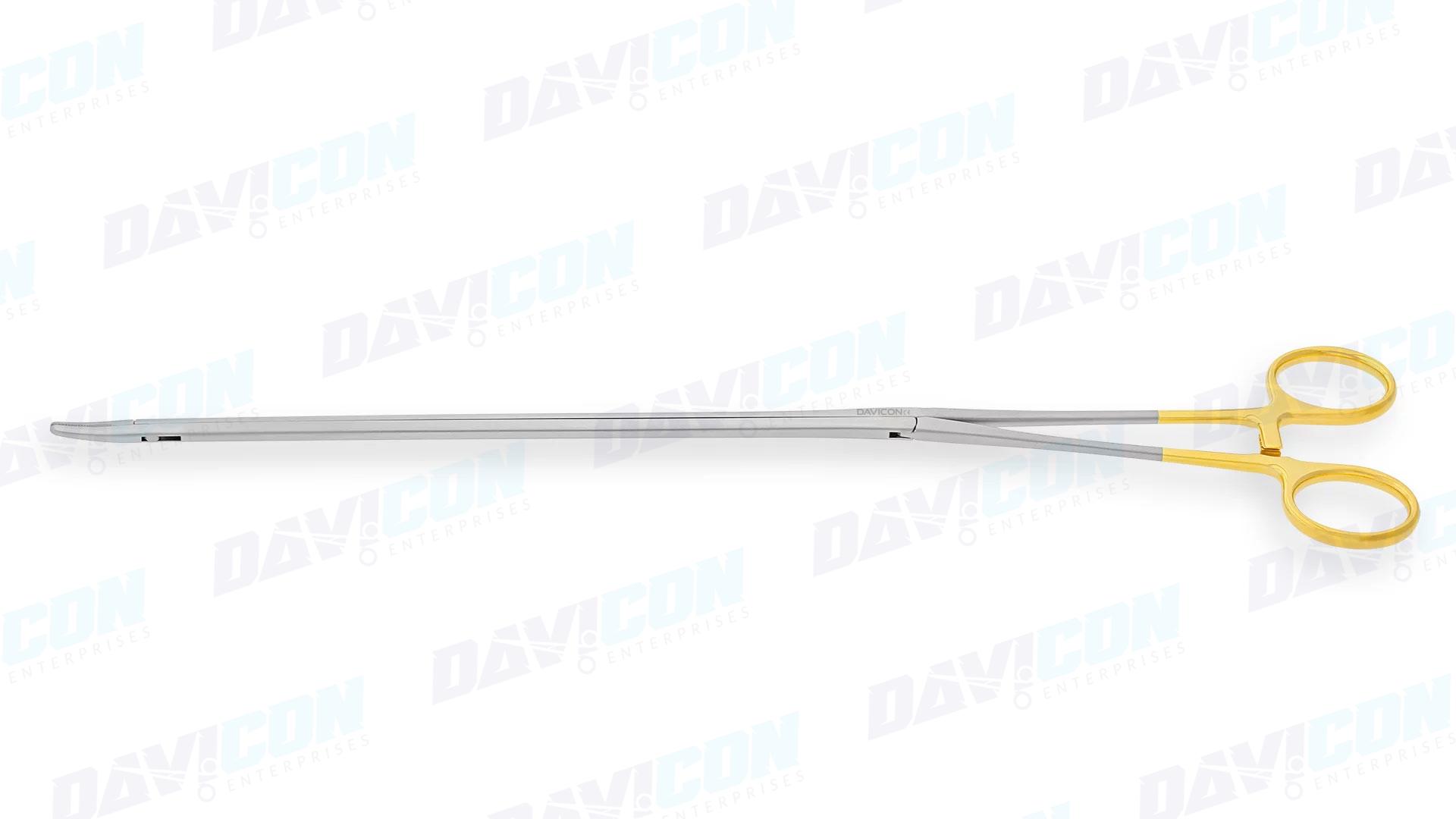 VATS Heavy Needle Holders - Curved Heavy jaws wTC Inserts, 7mm Shaft, wRatchet, 21cm Working Length, Stainless Steel, 13.5'' (34cm)