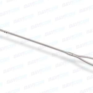 VATS Node Grasping Forceps - Straight 11mm Oblong Serrated jaws, 5mm Shaft, wRatchet, 9'' (23cm) Working Length, Stainless Steel, 14.25'' (36cm)