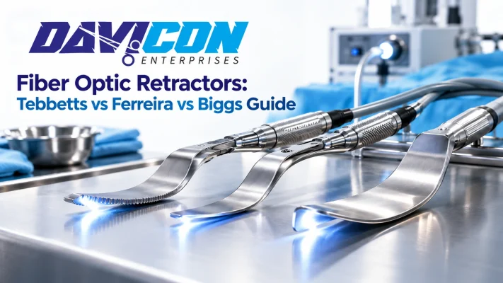 Fiber Optic Retractors for plastic surgery